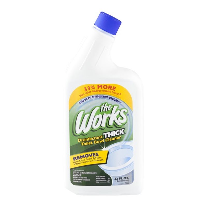 The Works Disinfectant Toilet Bowl Cleaner Thick (32 fl oz