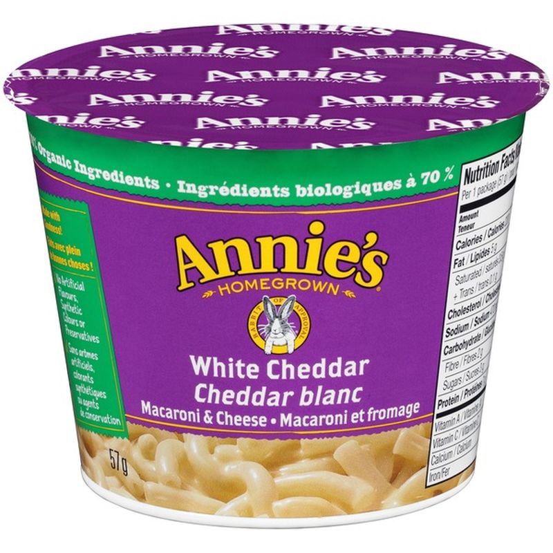 Annie's Canadian White Cheddar Macaroni & Cheese Micro Cup Mac & Cheese