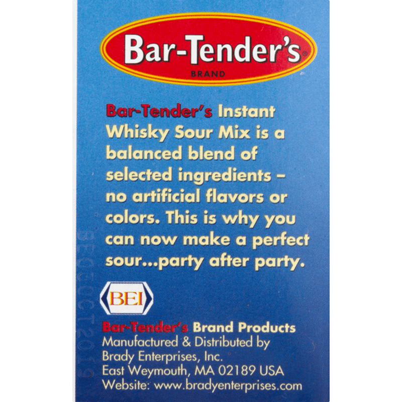 BarTender's Instant Whiskey Sour Mix (4.7 oz) from Wegmans Instacart