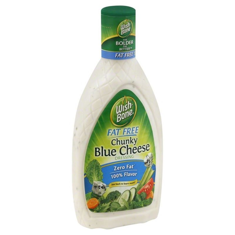 WishBone Fat Free Chunky Blue Cheese Dressing (16 fl oz) Instacart