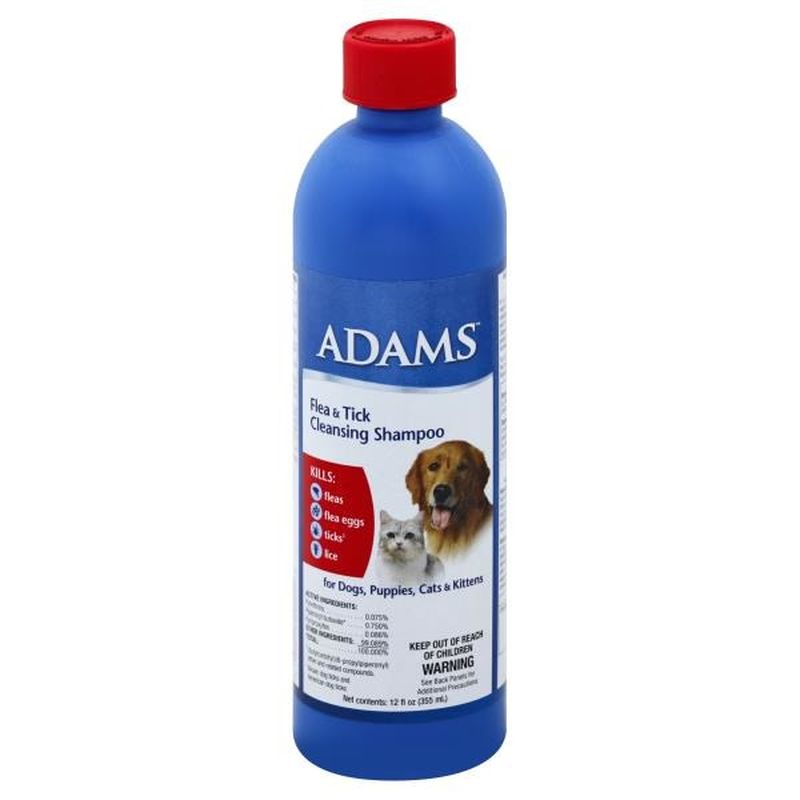 adams flea and tick cleansing shampoo for cats