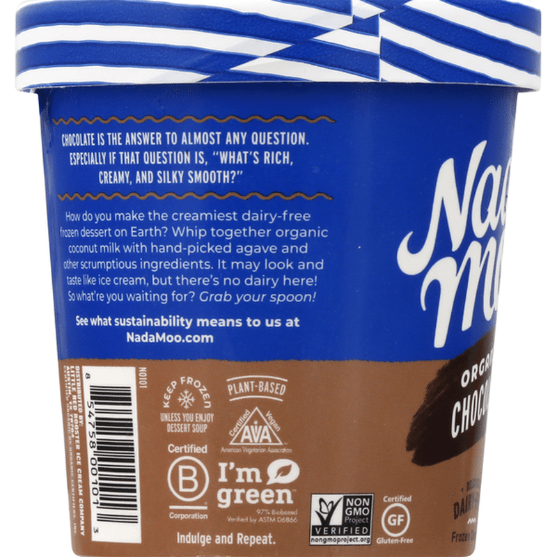 NadaMoo! Organic Chocolate Frozen Dessert (473 ml) from Stater Bros