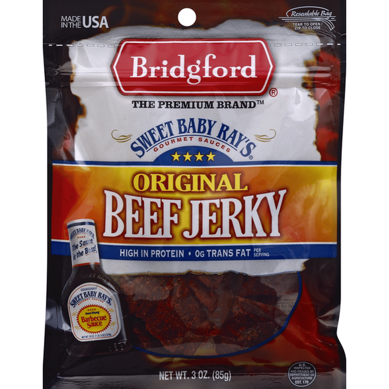 Bridgford Beef Jerky, Original (3 oz) Instacart