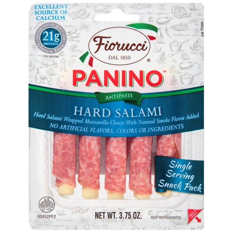 Fiorucci Panino Antipasti Hard Salami (3.75 oz) - Instacart