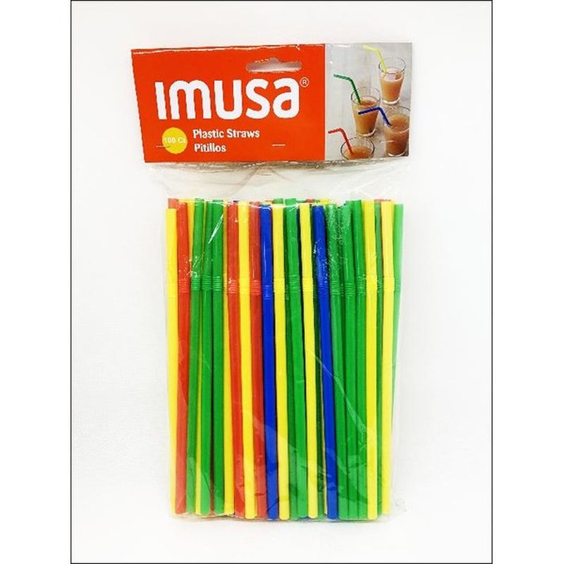 Imusa Plastic Straws