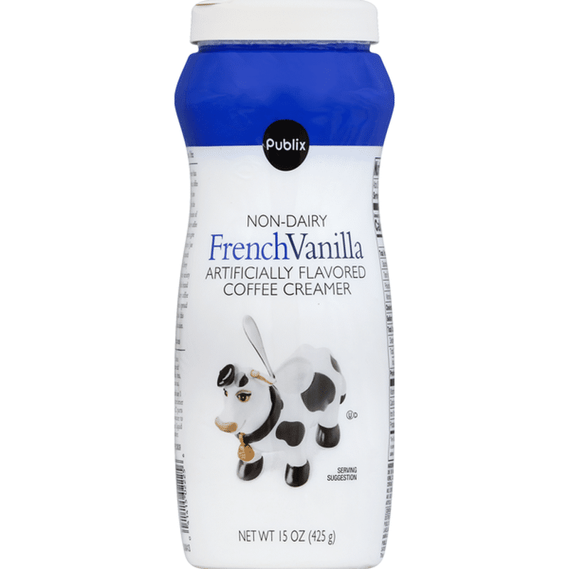 Publix Coffee Creamer, NonDairy, French Vanilla (15 oz) Instacart