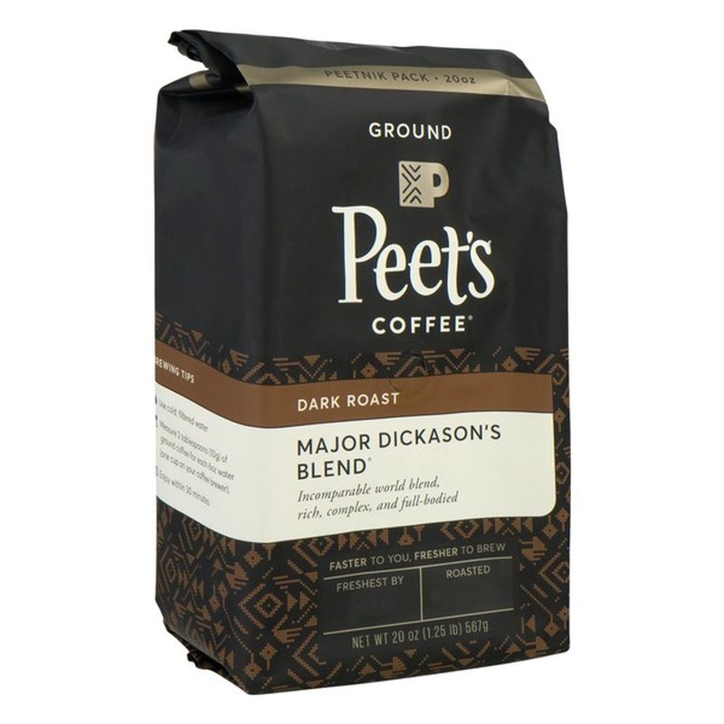 Peet's Coffee Major Dickason's Blend Dark Roast Ground Coffee (20 oz