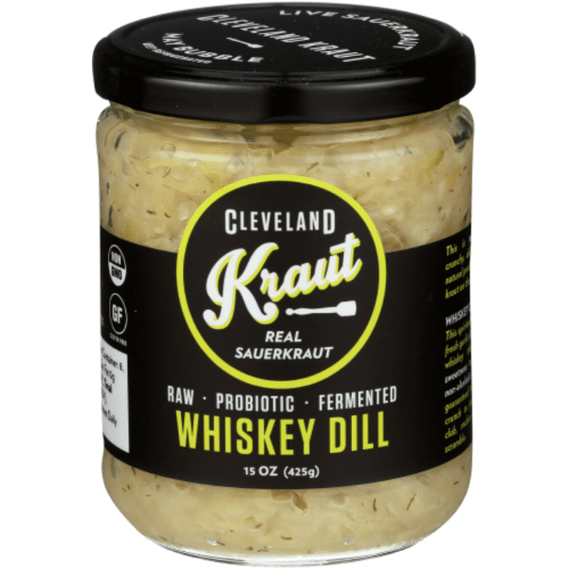 Cleveland Kitchen Kraut Whiskey Dill Probiotic Sauerkraut (16 oz