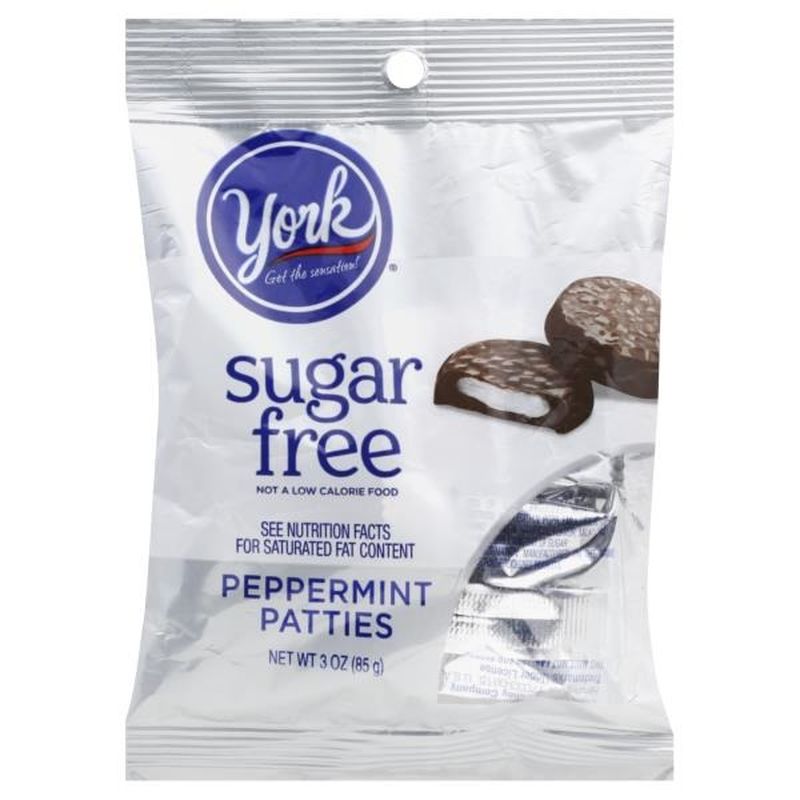 York Peppermint Patties, Zero Sugar (3 oz) from Publix - Instacart
