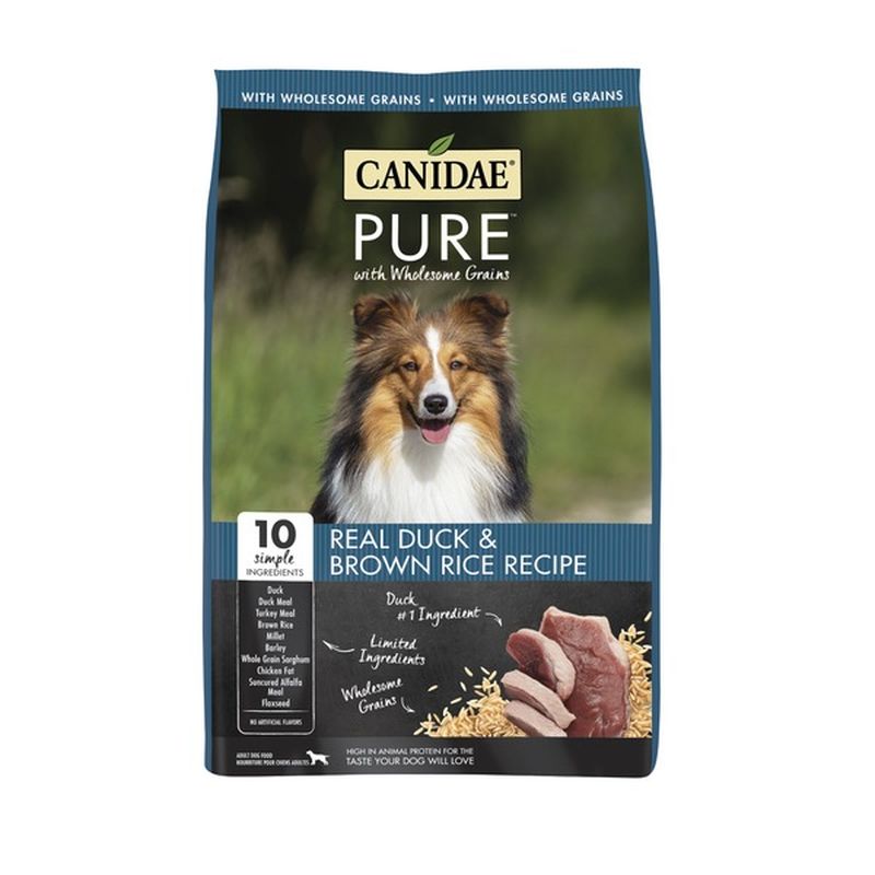 canidae duck dog food