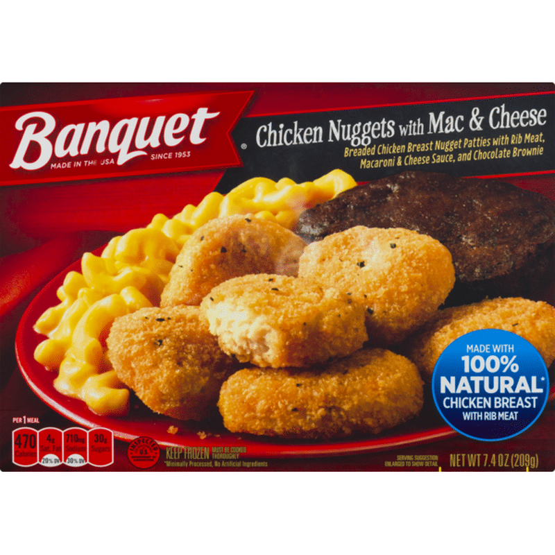 Banquet Classic Chicken Nuggets With Mac And Cheese (7.4 oz) - Instacart