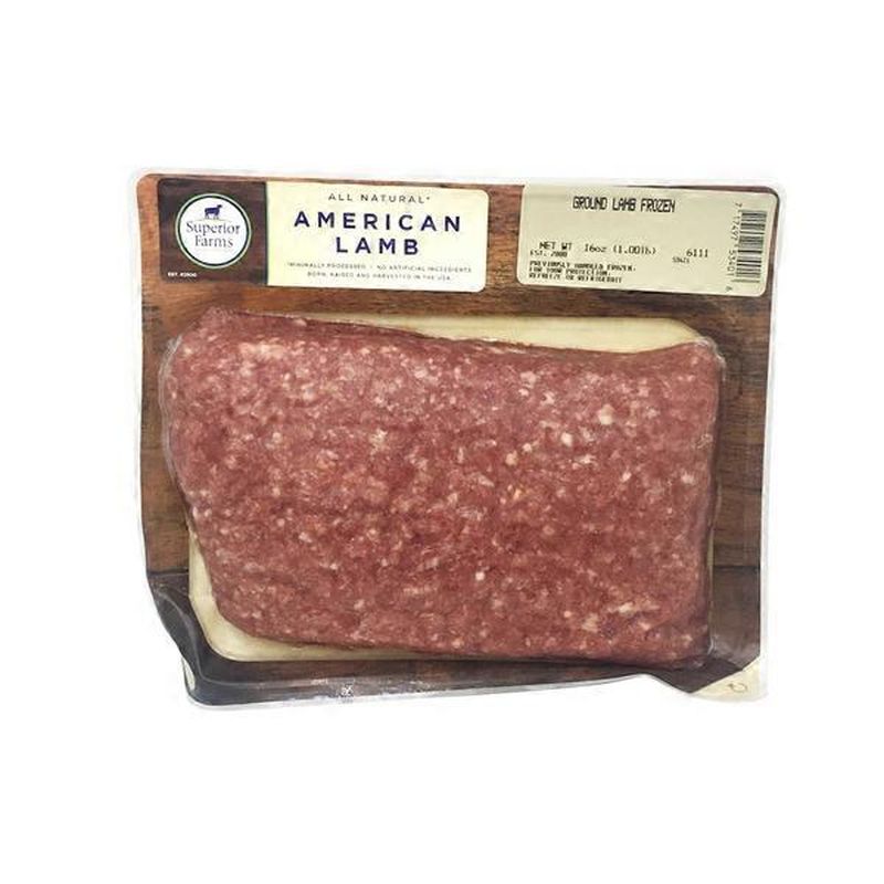 Superior Farms Ground American Lamb (16 oz) from Stater Bros. Instacart