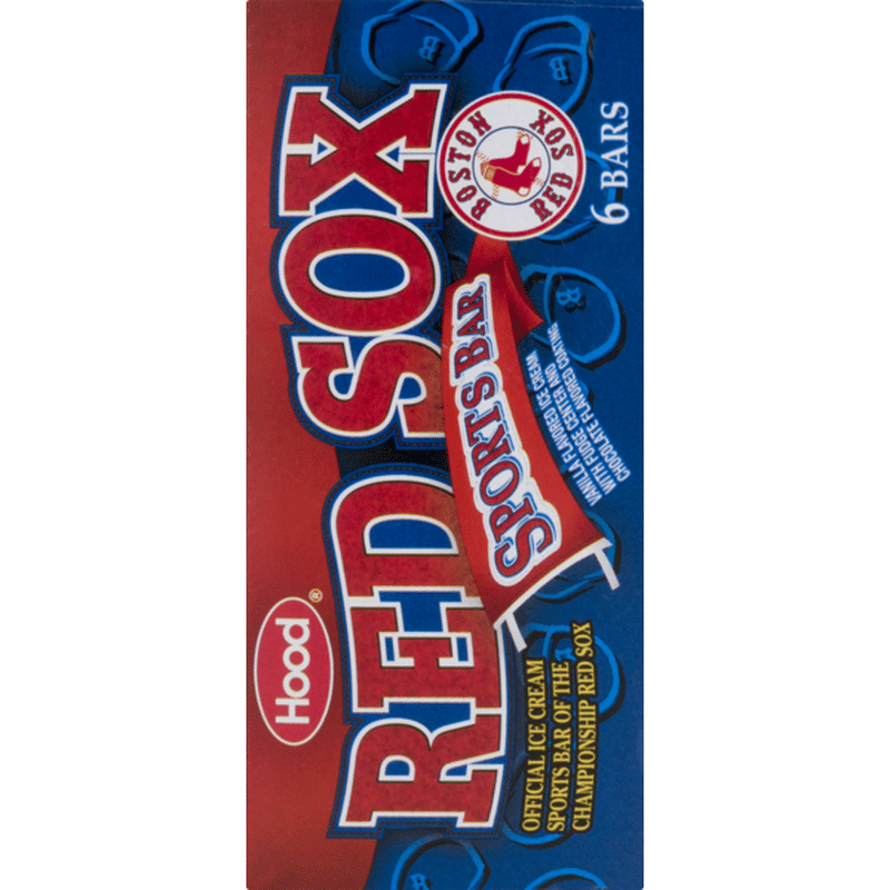 Hood Red Sox Sports Bar Chocolate Covered Ice Cream (4 fl oz) Instacart