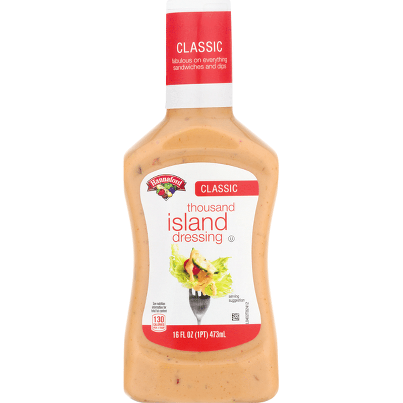 Hannaford Dressing, Thousand Island, Classic (16 oz) Instacart
