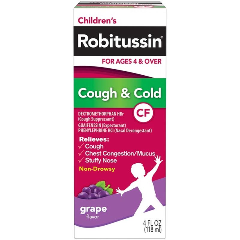 Children's Robitussin Children's CF Grape Liquid Cough Suppressant