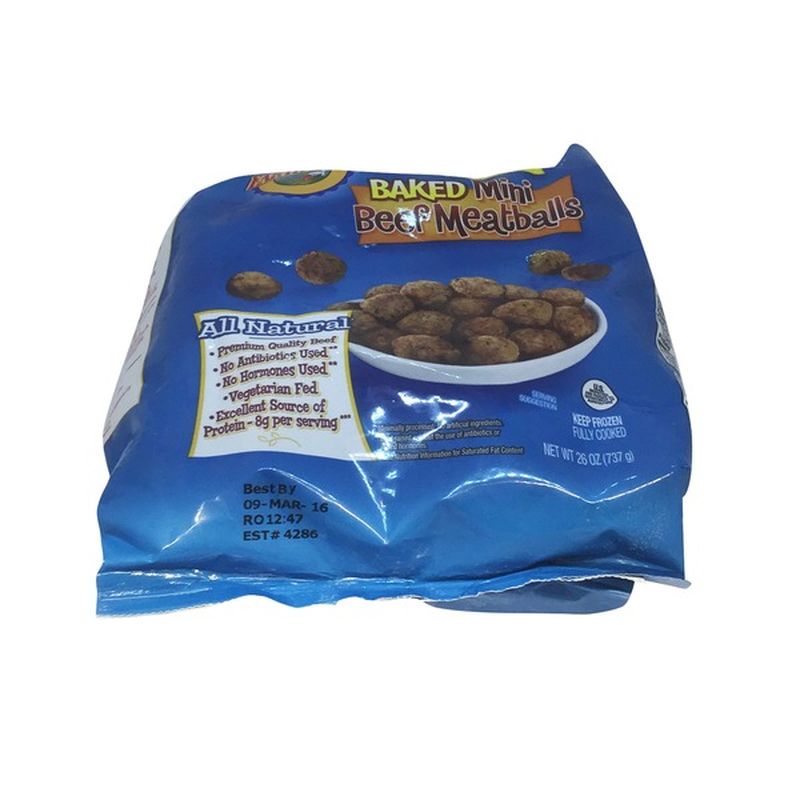 Earth's Best Mini Beef Meatballs for Kids (26 oz) Instacart
