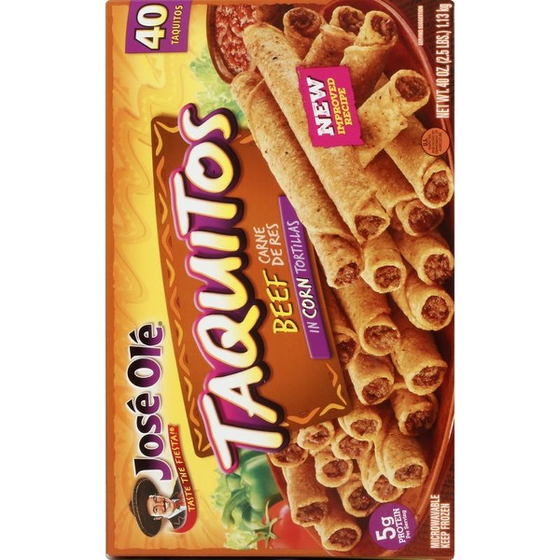 Jose Ole Taquitos, in Corn Tortillas, Beef (40 each) Instacart