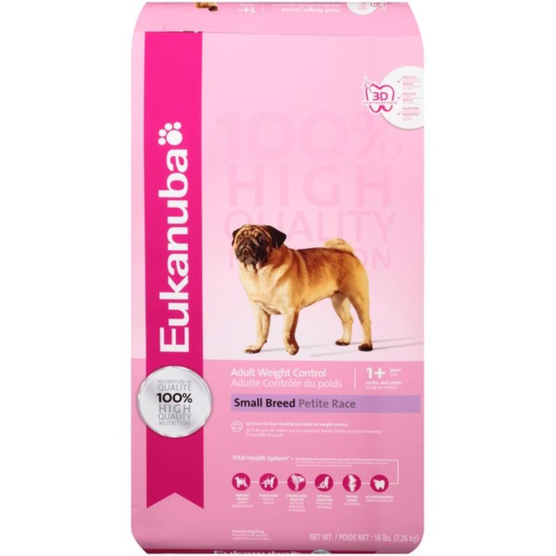 eukanuba small breed weight control