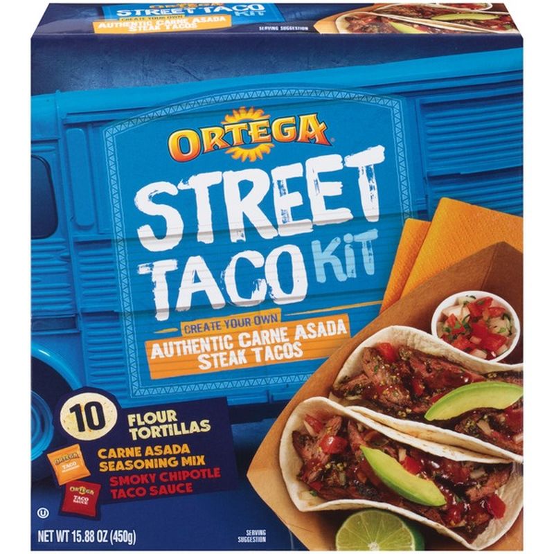 Ortega Authentic Carne Asada Street Taco Kit (15.88 oz) Instacart