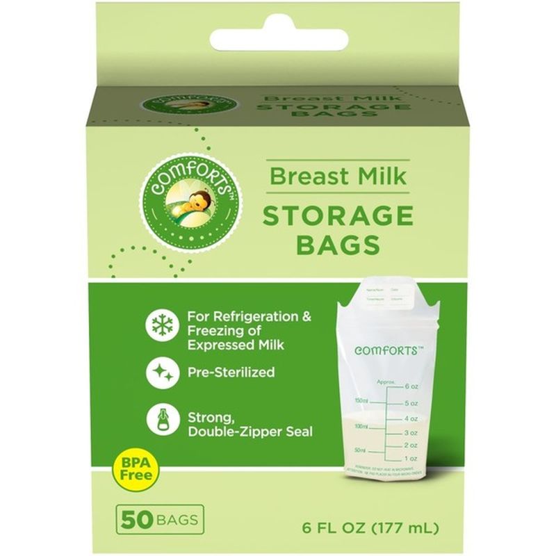 Comforts for Baby Breast Milk Storage Bags (50 ct) Delivery or Pickup