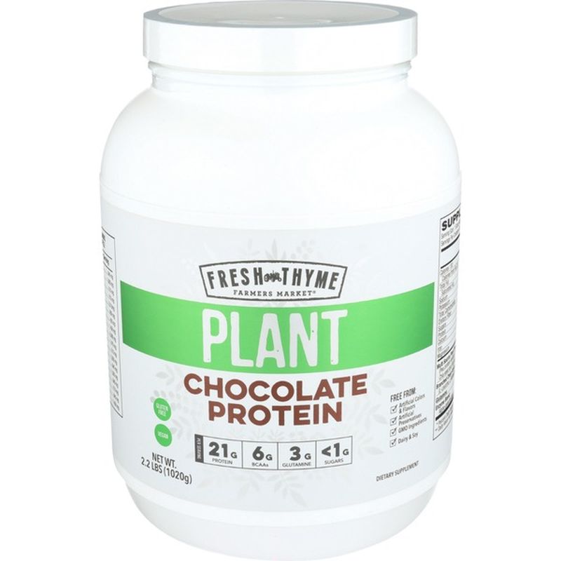 Fresh Thyme Plant Chocolate Protein Powder (35.2 oz) from Fresh Thyme