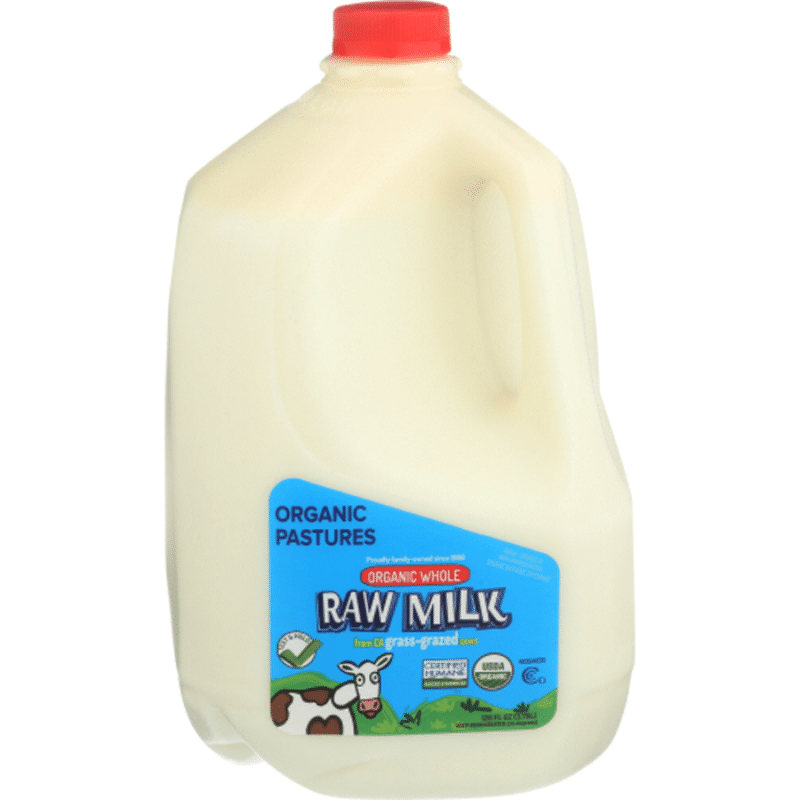 Organic Pastures Raw Whole Milk (1 gal) Delivery or Pickup Near Me