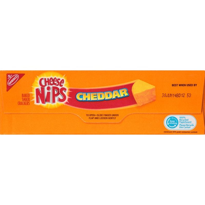 Cheese Nips Cheddar Baked Snack Crackers (11 oz) from Food Lion Instacart