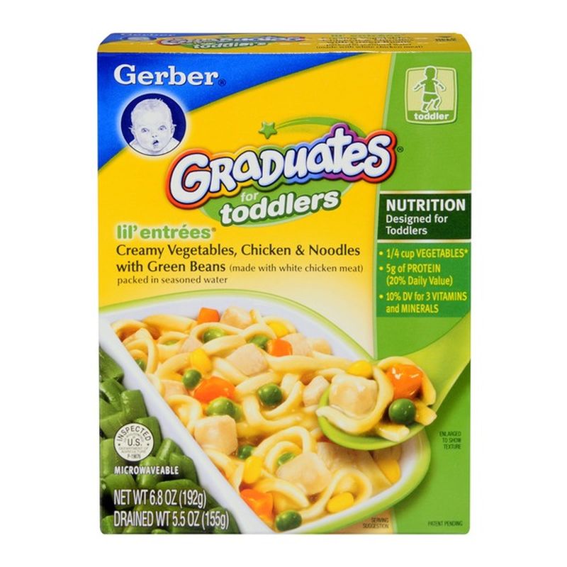 Gerber Graduates for Toddlers Lil' Entrees Creamy Vegetables, Chicken