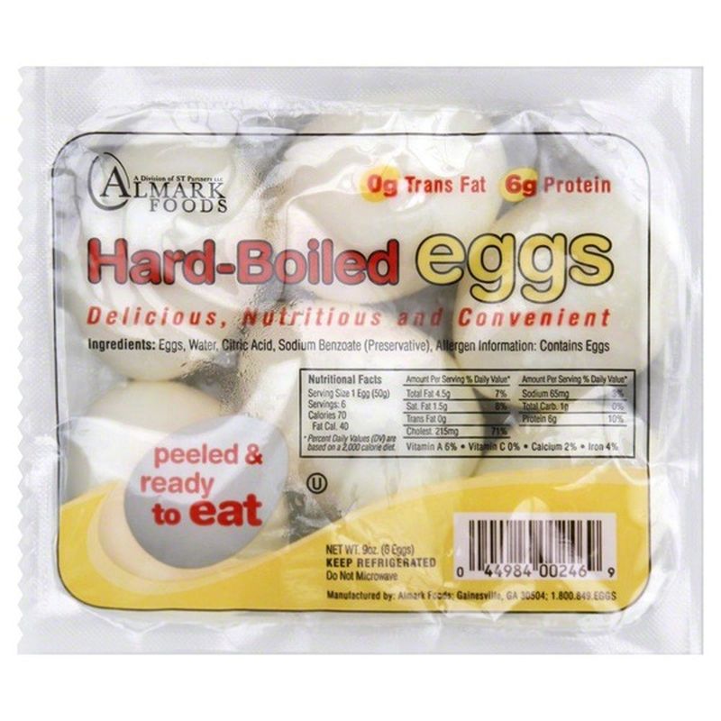 Almark Eggs, HardBoiled (9 oz) from FoodsCo Instacart