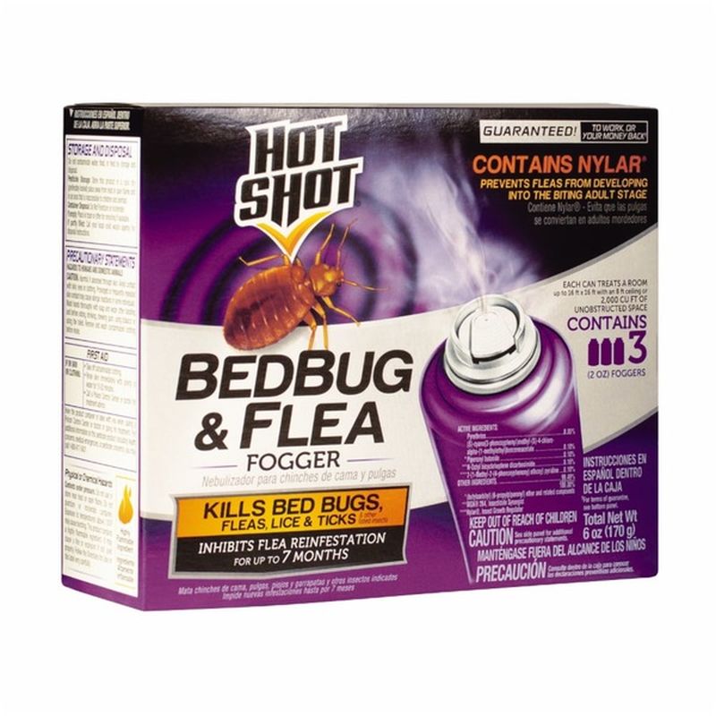 Hot Shot Bedbug & Flea Fogger (3 each) from Kroger Instacart