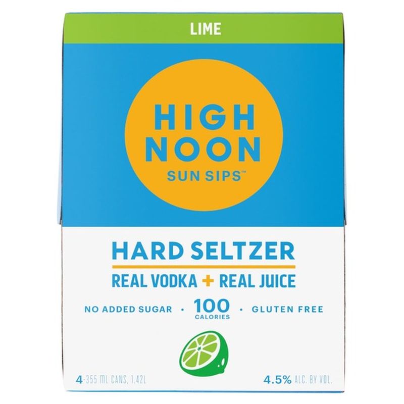 High Noon Hard Seltzer Vodka Watermelon 4pk12oz Cans contentai.vn