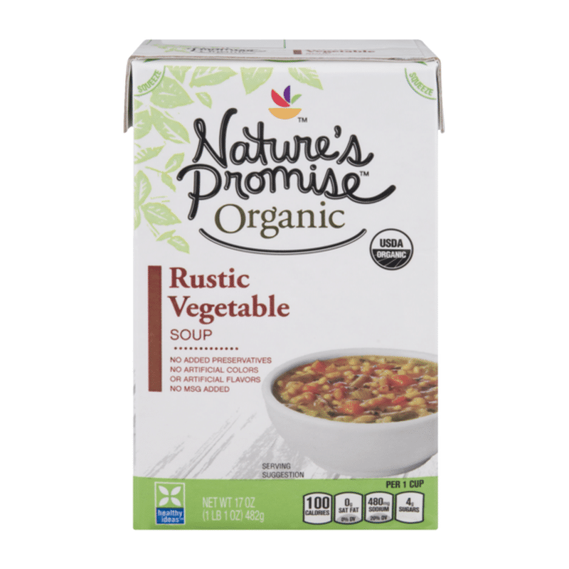 Nature's Promise Organic Soup Rustic Vegetable (17 oz) from Giant Food