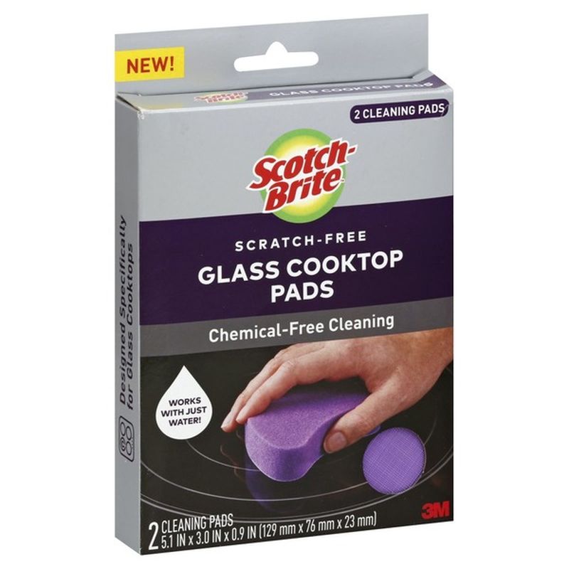 ScotchBrite Glass Cooktop Pads, ScratchFree