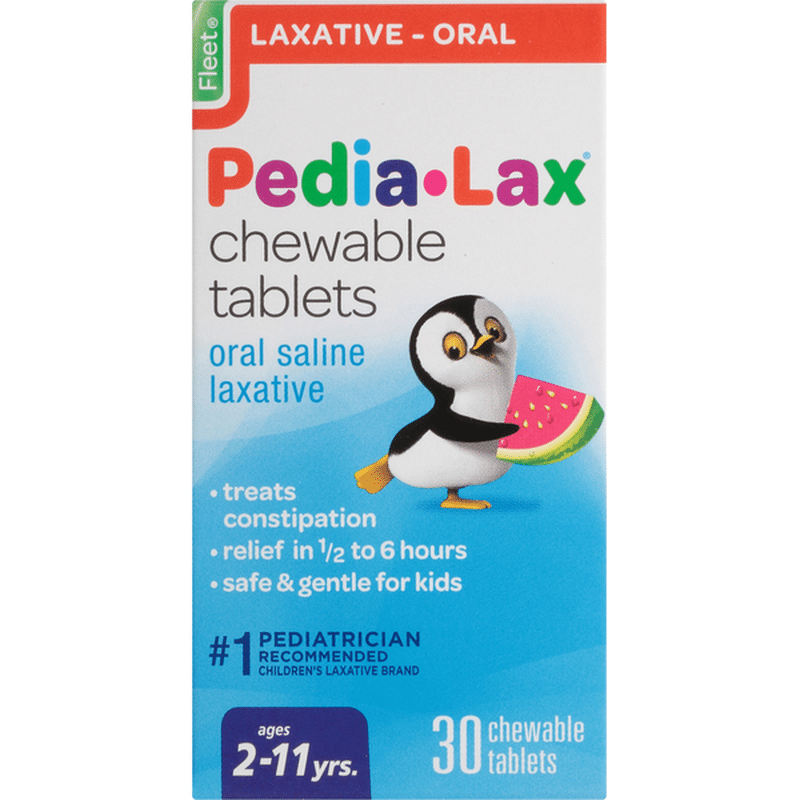 Pedia Lax Chewable Laxative Tablets (30 each) Instacart