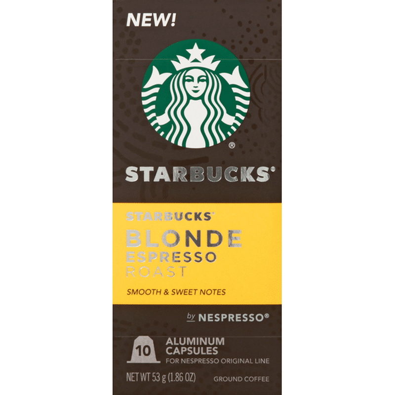 starbucks blonde roast nespresso pods