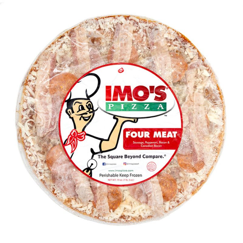 Imo's Pizza Crispy Thin Crust, Four Meat (19 oz) Instacart
