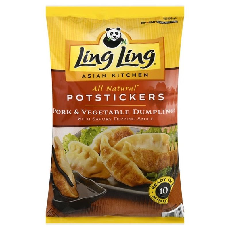 Ling Ling All Natural Potstickers Potstickers, Pork & Vegetable (4.2 lb