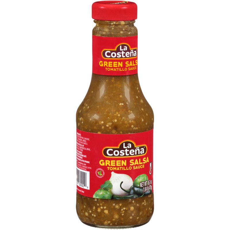 La Costeña Medium Green Salsa Tomatillo Sauce (16.7 oz) Instacart