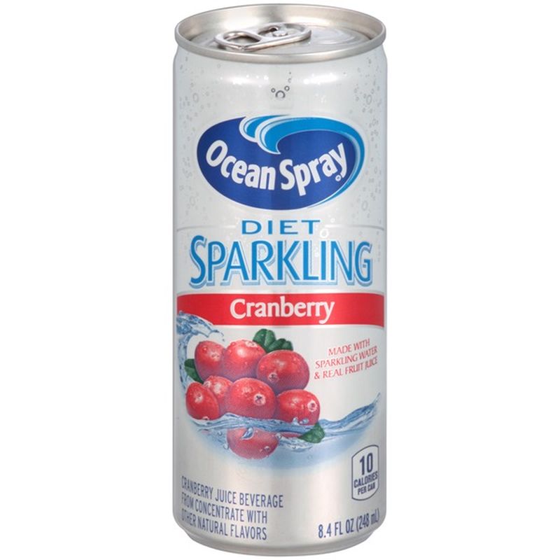 Ocean Spray Diet Sparkling Cranberry Fruit Juice Drink (8.4 oz) Instacart