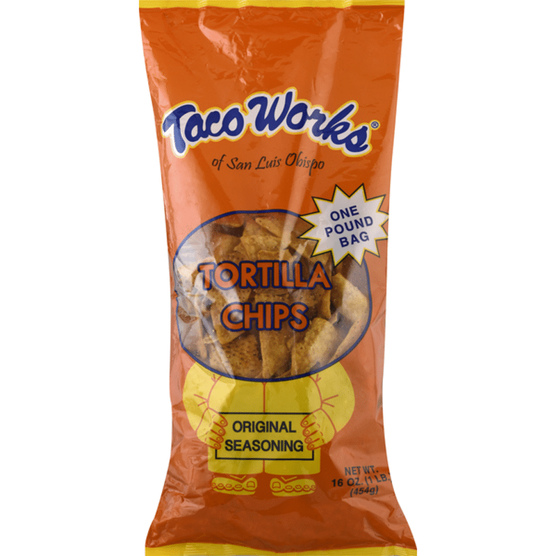 Taco Works Tortilla Chips, Original Seasoning (16 oz) Instacart
