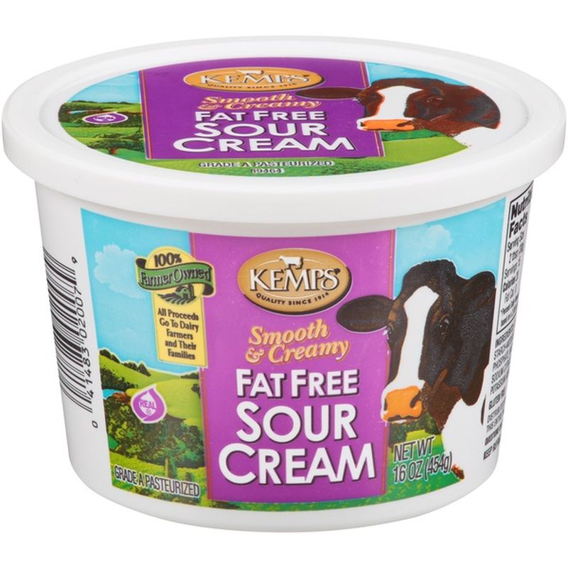 Kemps Smooth & Creamy Fat Free Sour Cream (16 oz) Instacart