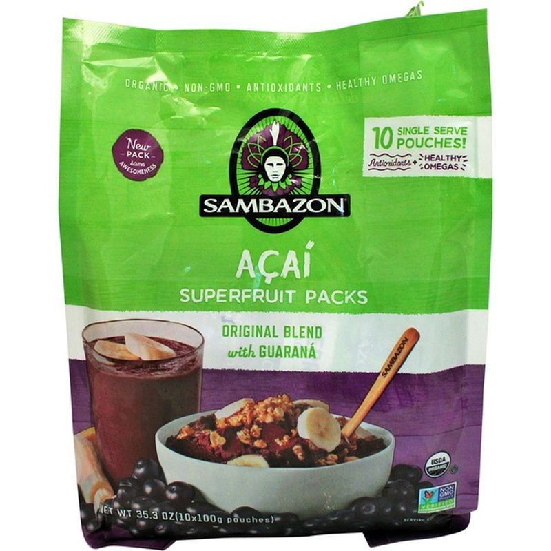 Sambazon Acai Supper Fruit Packs