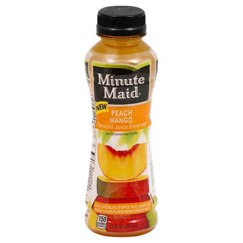 Minute Maid Peach Mango Flavored Juice Beverage (12 oz) - Instacart