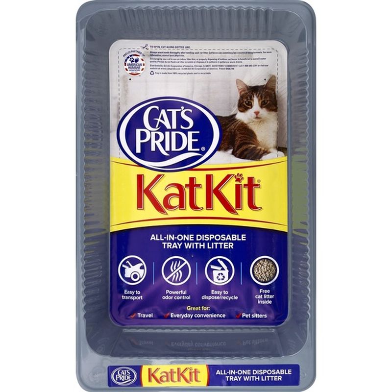 Cat's Pride Tray with Litter, AllinOne, Disposable (1 each) Instacart