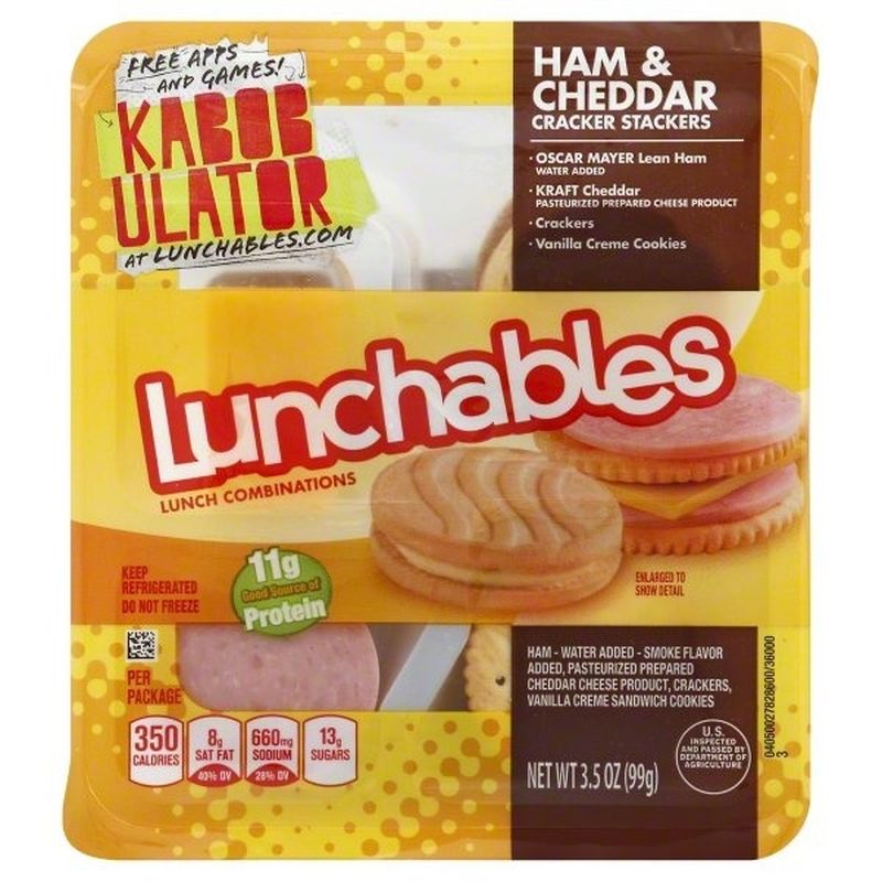 vanilla creme cookies in lunchables