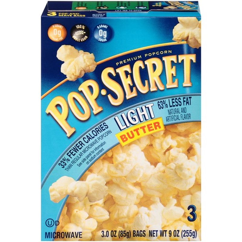 Pop Secret Popcorn Premium Light 3 Each Instacart
