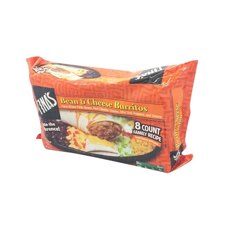 Tinas Burrito, Bean & Cheese (8 each) from Safeway Instacart