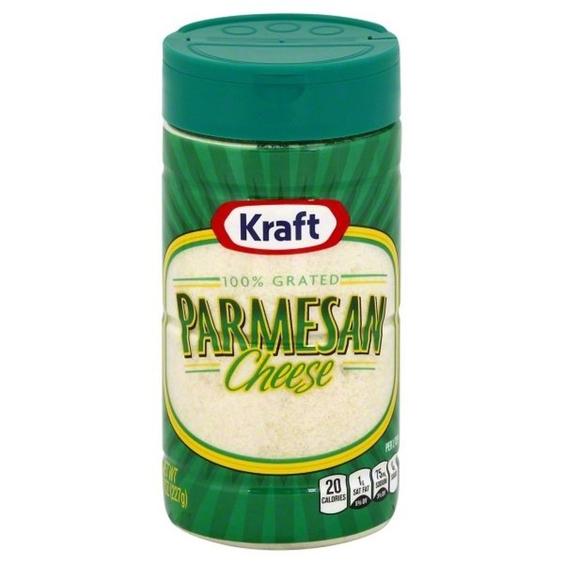 Kraft 100 Grated Parmesan Cheese (8 oz) from FoodMaxx Instacart