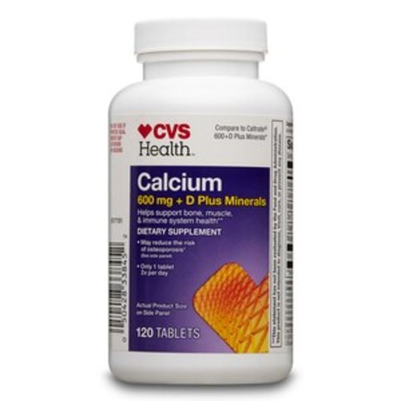 Cvs Health Calcium + D Plus Minerals Dietary Supplement (120 Ct 