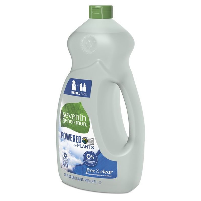 Seventh Generation Dish Liquid Soap Free & Clear (50 oz) - Instacart